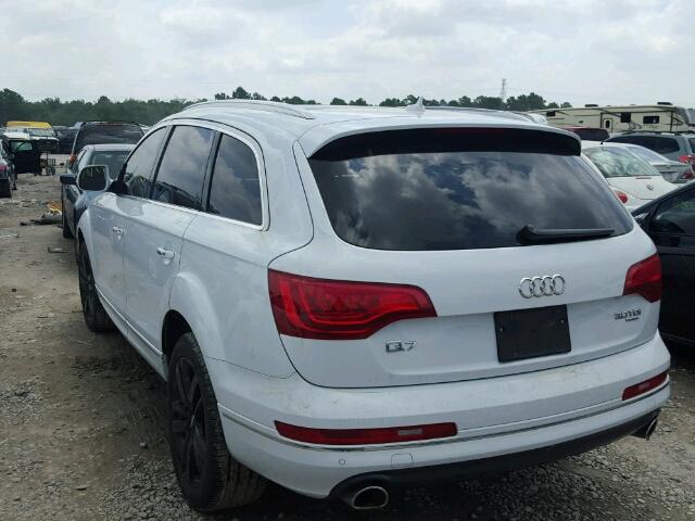 WA1VMAFE3DD003972 - 2013 AUDI Q7 PRESTIG WHITE photo 3