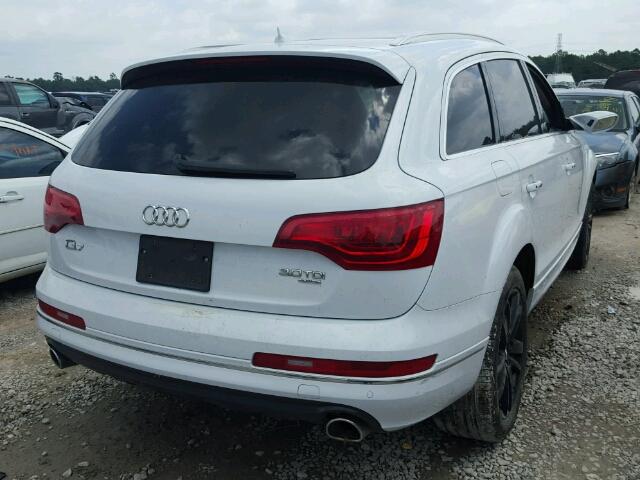 WA1VMAFE3DD003972 - 2013 AUDI Q7 PRESTIG WHITE photo 4