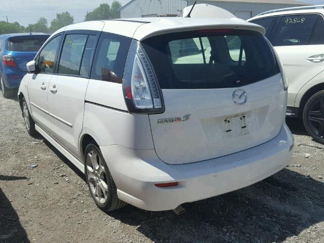 JM1CR293490338221 - 2009 MAZDA 5 WHITE photo 3