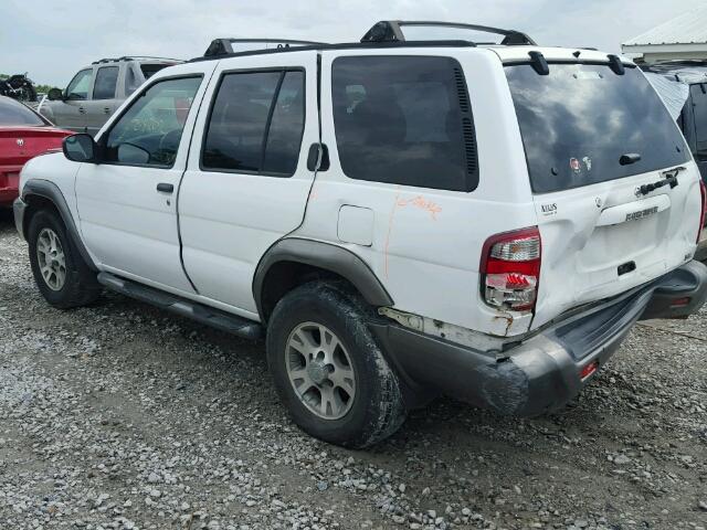 JN8AR07Y2YW403948 - 2000 NISSAN PATHFINDER WHITE photo 3