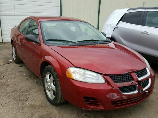 1B3EL46X05N651570 - 2005 DODGE STRATUS SX RED photo 1