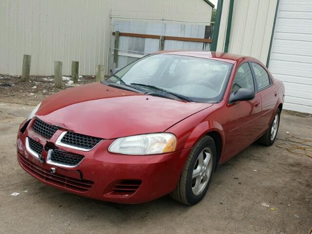 1B3EL46X05N651570 - 2005 DODGE STRATUS SX RED photo 2