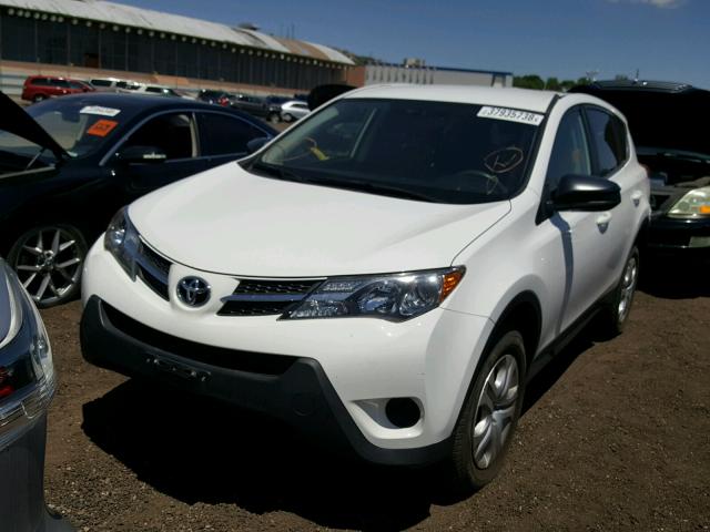 JTMZFREV4FD061240 - 2015 TOYOTA RAV4 LE WHITE photo 2