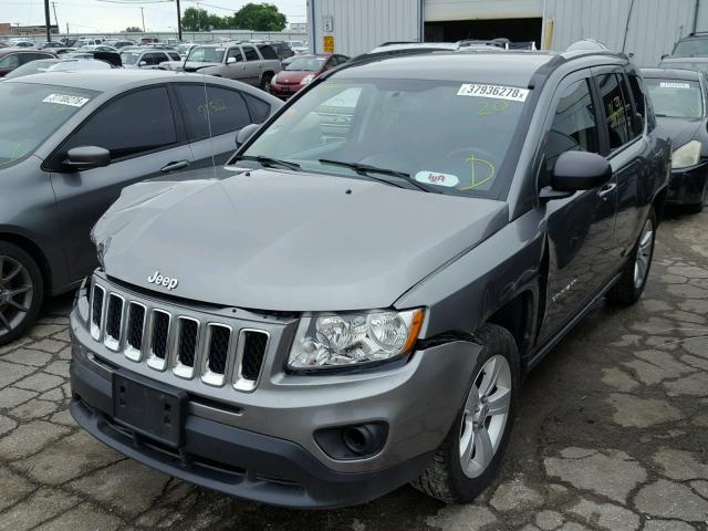 1C4NJCBB9DD235109 - 2013 JEEP COMPASS SP GRAY photo 2