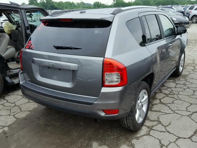 1C4NJCBB9DD235109 - 2013 JEEP COMPASS SP GRAY photo 4