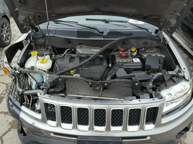 1C4NJCBB9DD235109 - 2013 JEEP COMPASS SP GRAY photo 7