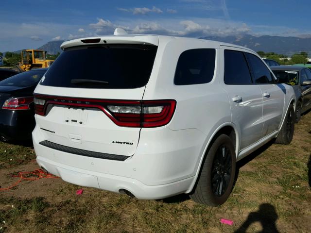 1C4RDHDGXFC842739 - 2015 DODGE DURANGO LI WHITE photo 4