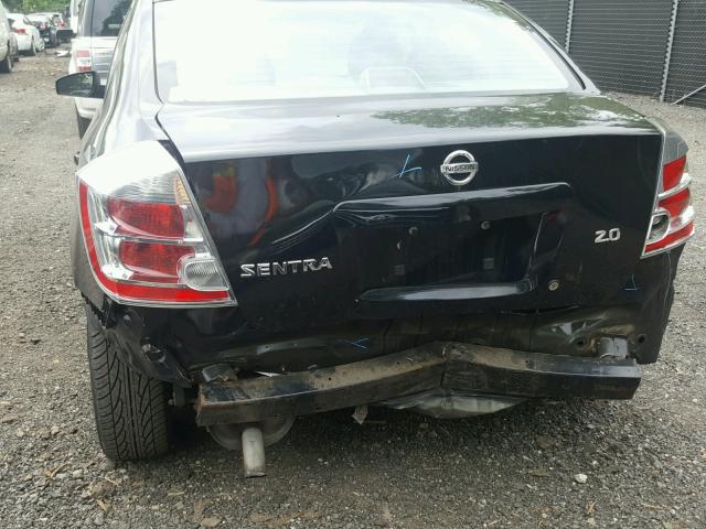 3N1AB61E67L651709 - 2007 NISSAN SENTRA 2.0 BLACK photo 9