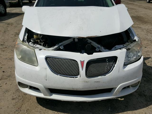 5Y2SL63875Z436044 - 2005 PONTIAC VIBE WHITE photo 7