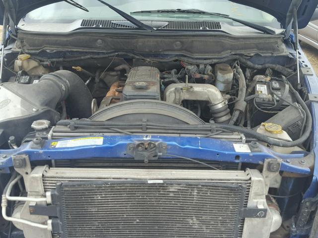 3D7KS28CX7G750417 - 2007 DODGE RAM 2500 S BLUE photo 7