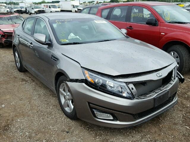 5XXGM4A73FG368427 - 2015 KIA OPTIMA LX GRAY photo 1