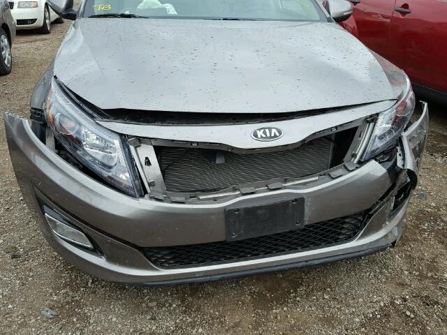 5XXGM4A73FG368427 - 2015 KIA OPTIMA LX GRAY photo 9