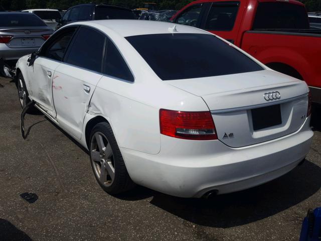 WAUAH74F18N138081 - 2008 AUDI A6 3.2 WHITE photo 3