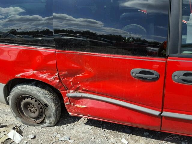 2B4FP253XXR205049 - 1999 DODGE CARAVAN RED photo 9