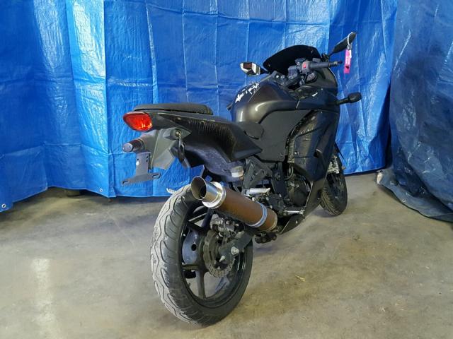 JKAEXMJ1X8DA10911 - 2008 KAWASAKI EX250 J BLACK photo 4