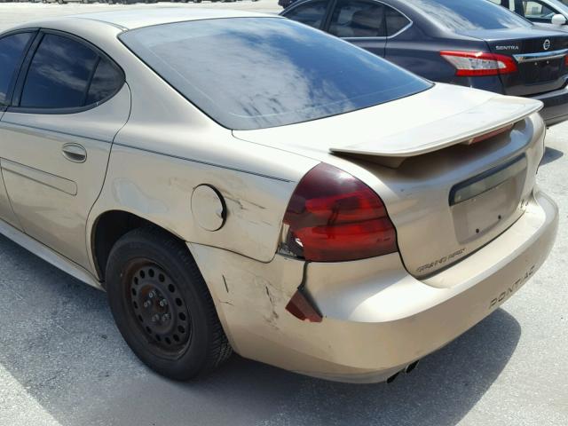 2G2WP522141211658 - 2004 PONTIAC GRAND PRIX GOLD photo 9