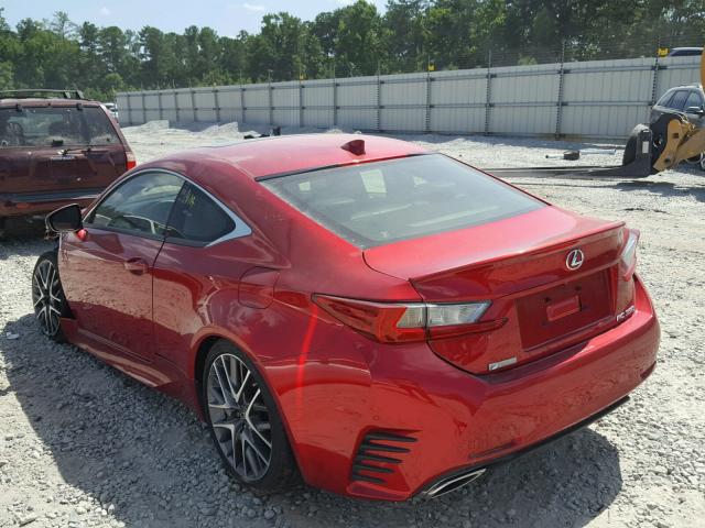 JTHHE5BC2F5001783 - 2015 LEXUS RC 350 RED photo 3