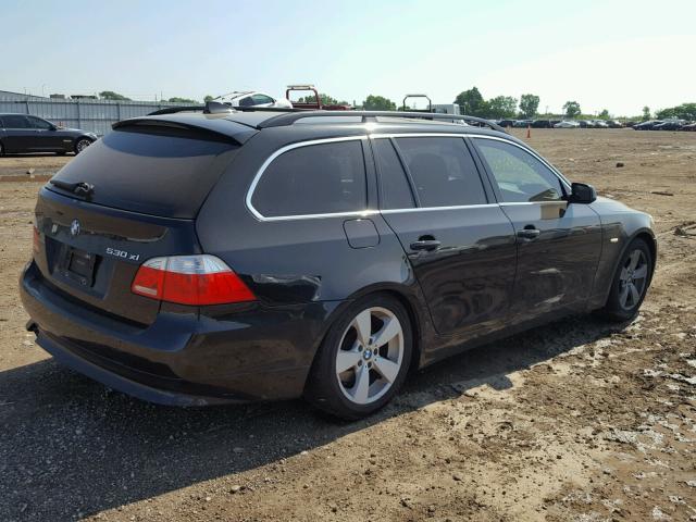 WBANN73596CN02498 - 2006 BMW 530 XIT CHARCOAL photo 4