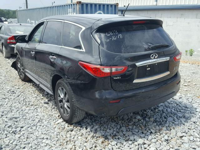 5N1AL0MN0DC326818 - 2013 INFINITI JX35 BASE BLACK photo 3