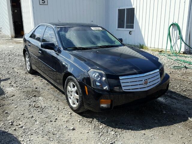 1G6DM57T060155291 - 2006 CADILLAC CTS BLACK photo 1