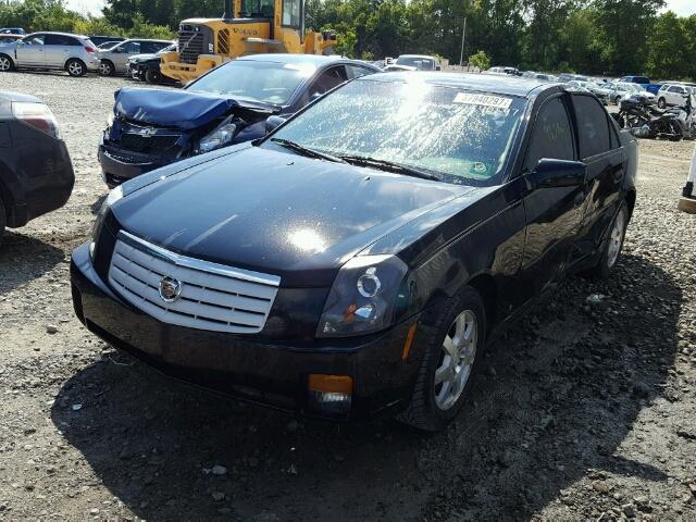 1G6DM57T060155291 - 2006 CADILLAC CTS BLACK photo 2