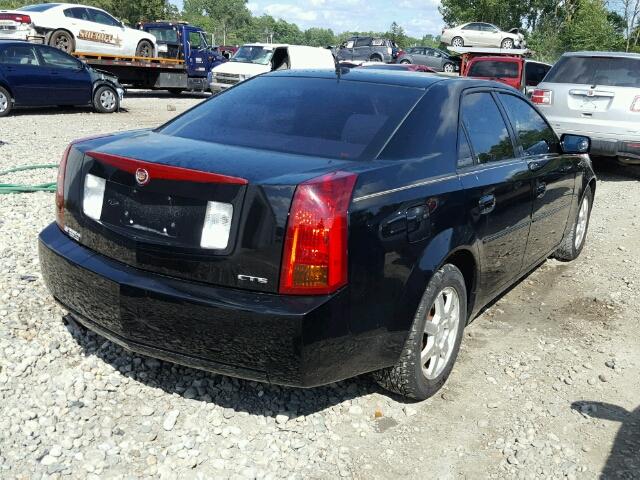 1G6DM57T060155291 - 2006 CADILLAC CTS BLACK photo 4