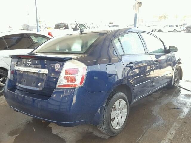 3N1AB6AP6CL673155 - 2012 NISSAN SENTRA 2.0 BLUE photo 4