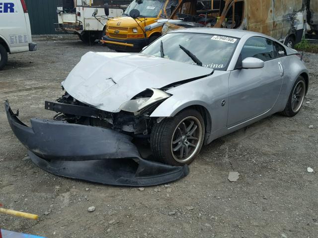 JN1AZ34D54M101786 - 2004 NISSAN 350Z COUPE SILVER photo 2