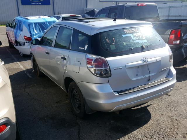 2T1KR32E85C383384 - 2005 TOYOTA COROLLA MA SILVER photo 3