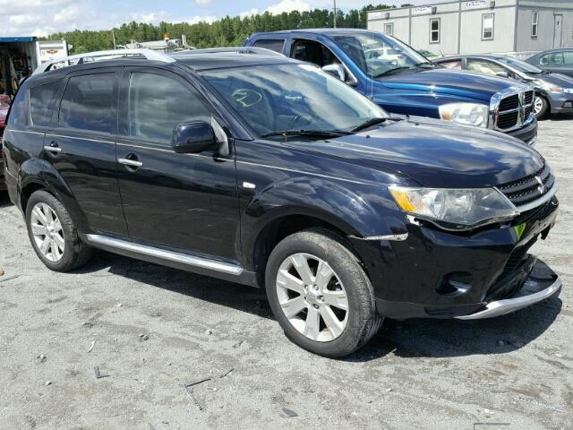 JA4LS31W19Z001639 - 2009 MITSUBISHI OUTLANDER BLACK photo 1