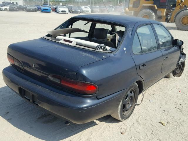 1Y1SK5262VZ462236 - 1997 GEO PRIZM BASE ლურჯი ფოტო 4