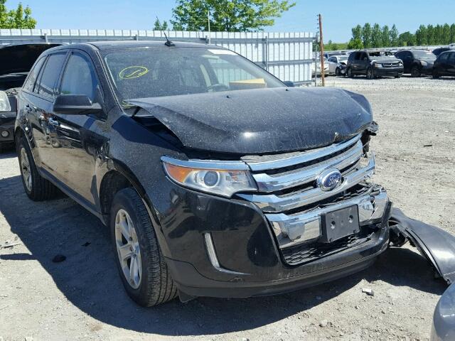 2FMDK3JC4BBB56027 - 2011 FORD EDGE SEL BLACK photo 1