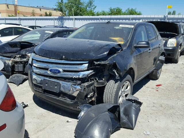 2FMDK3JC4BBB56027 - 2011 FORD EDGE SEL BLACK photo 2