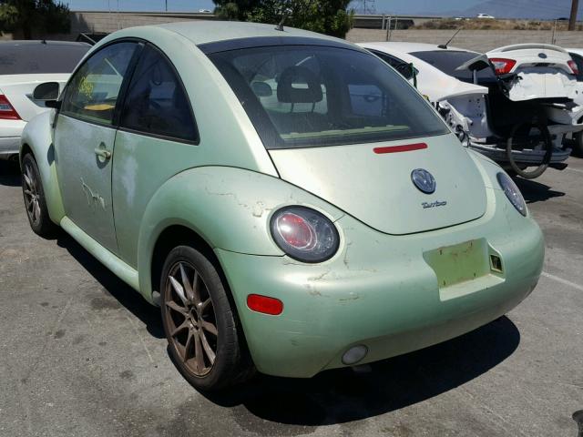 3VWDD21C0YM438405 - 2000 VOLKSWAGEN NEW BEETLE 绿色 照片 3