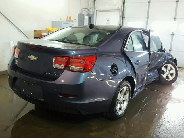 1G11B5SL0EF161528 - 2014 CHEVROLET MALIBU LS BLUE photo 4