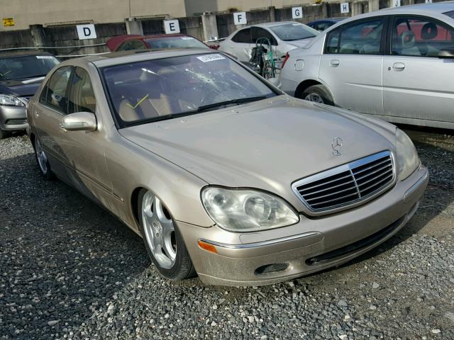 WDBNG70JX1A160741 - 2001 MERCEDES-BENZ S 430 GOLD photo 1