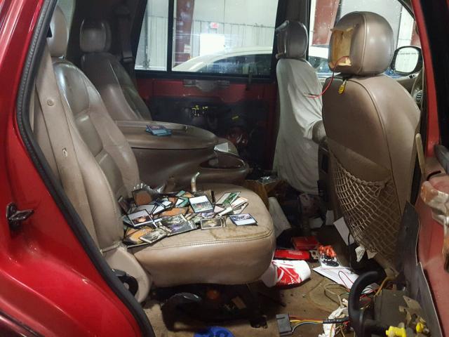 5LMEU27R21LJ31448 - 2001 LINCOLN NAVIGATOR RED photo 6