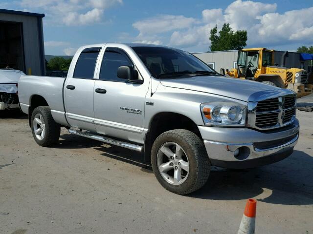 1D7HU182X7J558256 - 2007 DODGE RAM 1500 S SILVER photo 1