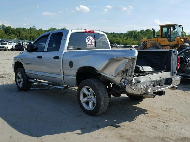 1D7HU182X7J558256 - 2007 DODGE RAM 1500 S SILVER photo 3