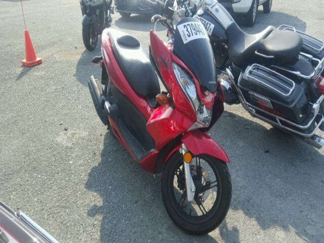 MLHKF1210D5003814 - 2013 HONDA PCX 150 RED photo 1