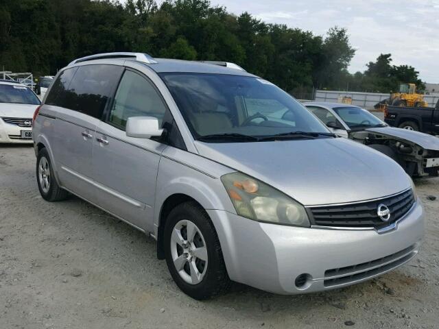 5N1BV28U97N110986 - 2007 NISSAN QUEST S SILVER photo 1