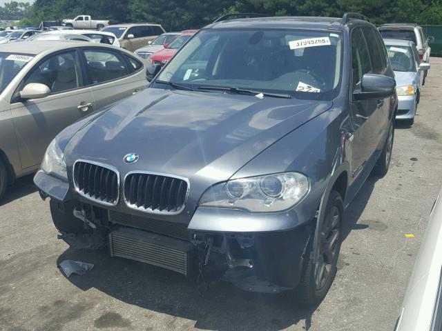 5UXZV4C57CL767188 - 2012 BMW X5 XDRIVE3 BLACK photo 2