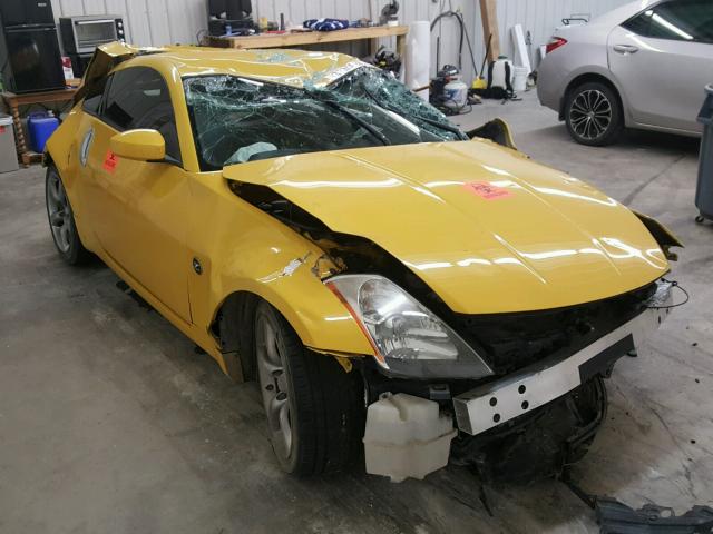 JN1AZ34E95M653351 - 2005 NISSAN 350Z COUPE YELLOW photo 1