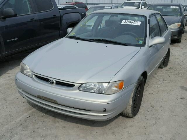 2T1BR12E8YC814766 - 2000 TOYOTA COROLLA VE SILVER photo 2