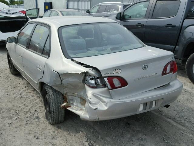 2T1BR12E8YC814766 - 2000 TOYOTA COROLLA VE SILVER photo 3