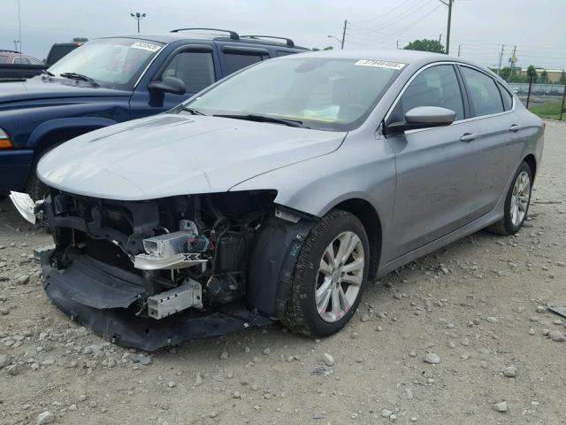 1C3CCCAB9GN131449 - 2016 CHRYSLER 200 LIMITE SILVER photo 2