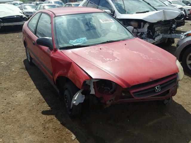 1HGEJ7123XL048890 - 1999 HONDA CIVIC HX RED photo 1