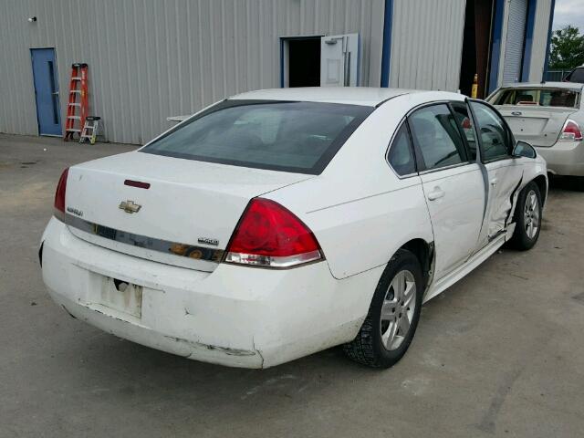 2G1WA5EK8A1114955 - 2010 CHEVROLET IMPALA LS WHITE photo 4