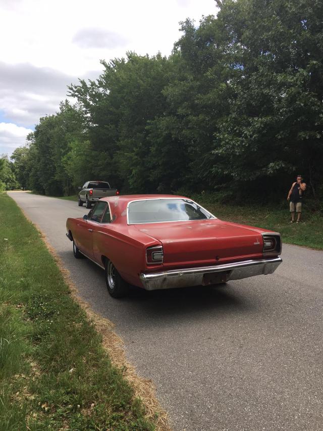 RM21H8C271778 - 1968 PLYMOUTH ROADRUNNER RED photo 3