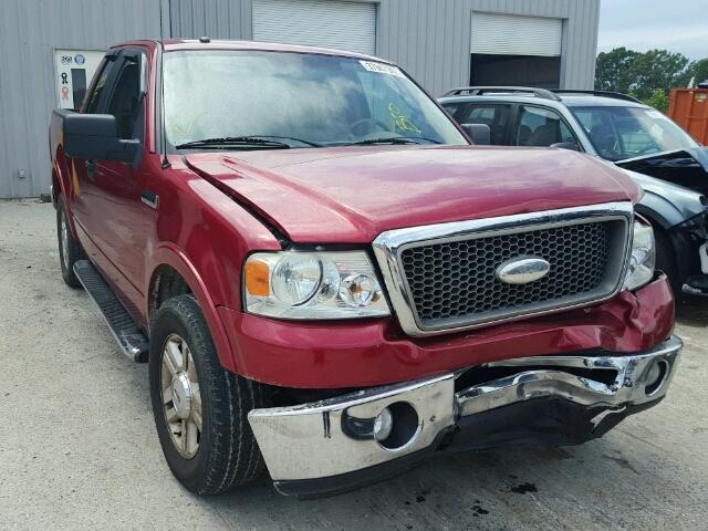 1FTRX12V67KC44056 - 2007 FORD F150 RED photo 1